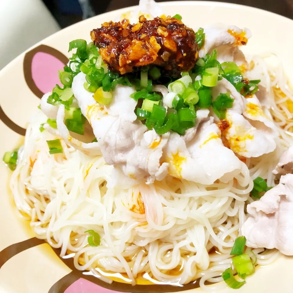 きょうも暑かったー💦💦の素麺|めぐやんさん