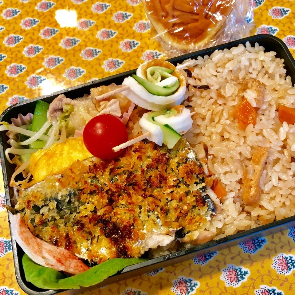 Snapdishの料理写真:高1男子弁当14|リンリンさん