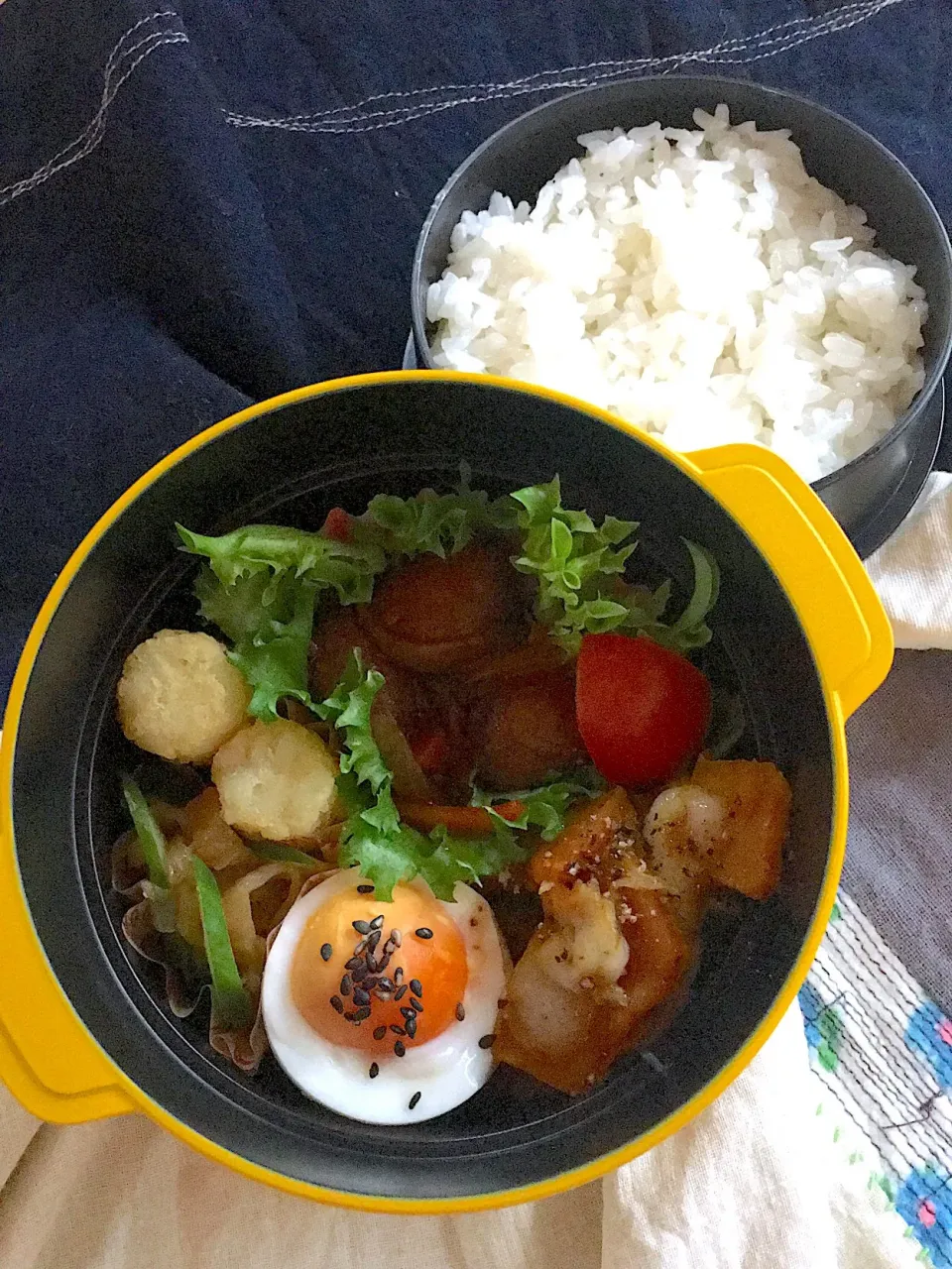 Snapdishの料理写真:ミートボール弁当|Rieさん