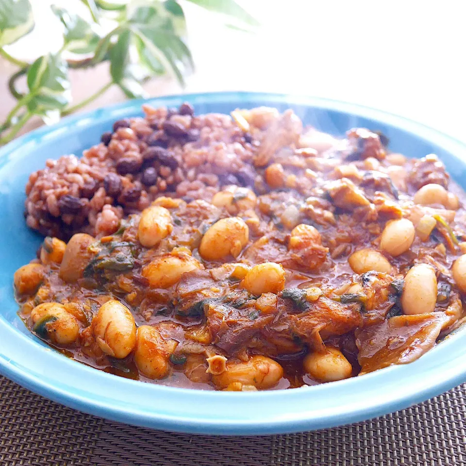 ほうれん草と大豆のヘルシーサバカレー♡|Mayさん