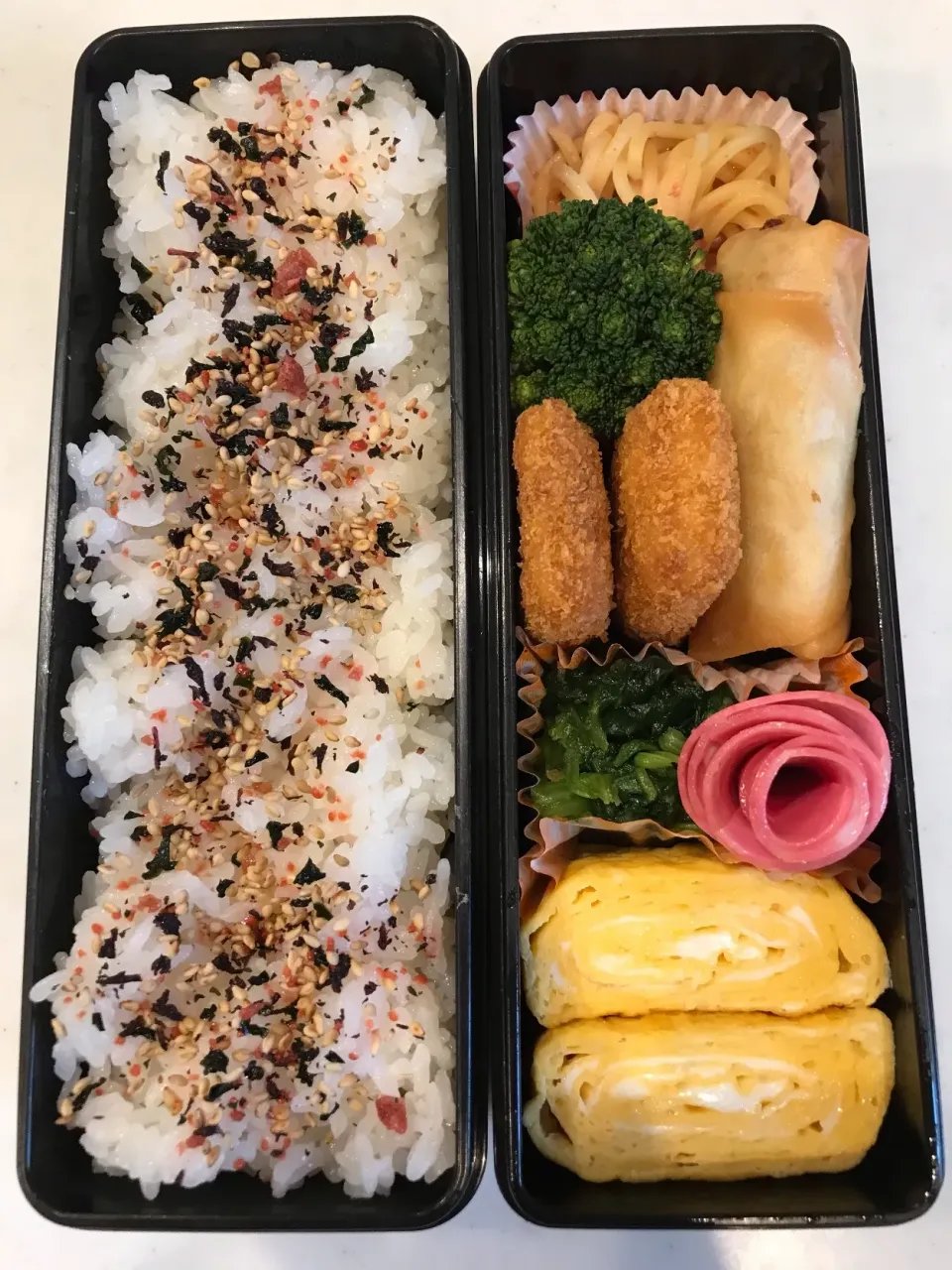 Snapdishの料理写真:2018.11.22 (木) 旦那様のお弁当🍱|あっきーよさん