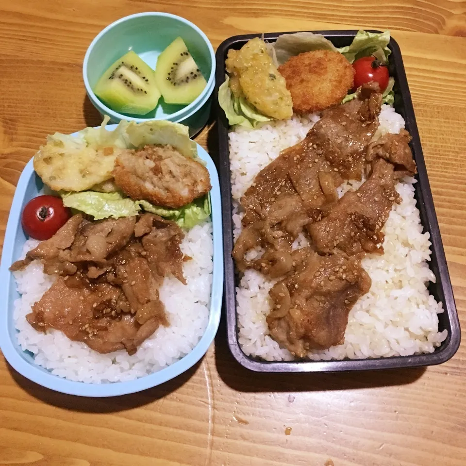 Snapdishの料理写真:高2娘&中2息子弁当♡|☆サトリン☆さん