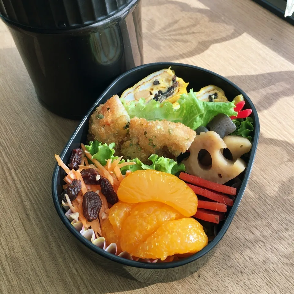 高校3年女子♬テスト2日目 お粥弁当|あこみさん