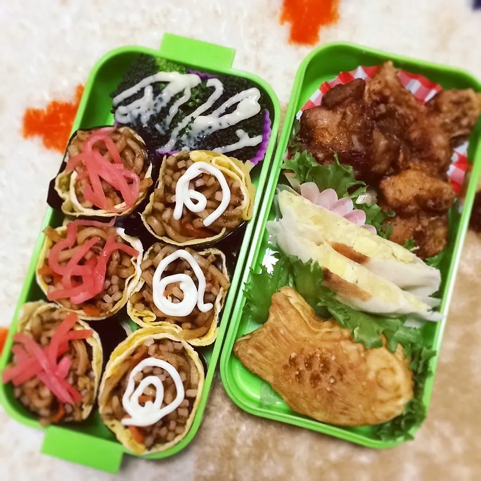 Snapdishの料理写真:高校2年女子お弁当♪|あこみさん