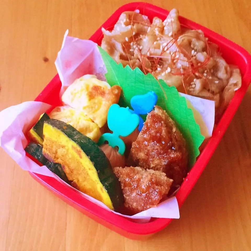 Snapdishの料理写真:部活お弁当♪女子高生|あこみさん