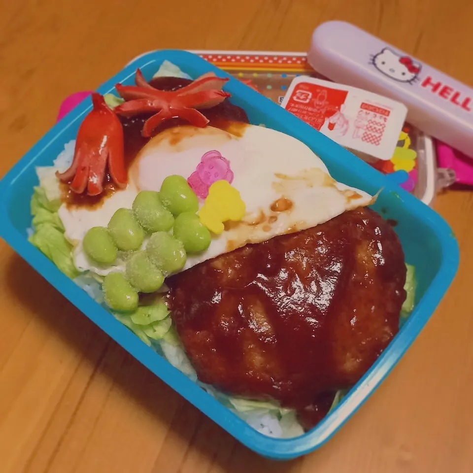 ロコモコ丼弁当|あこみさん