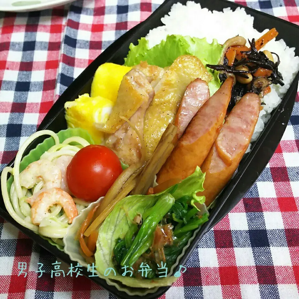 Snapdishの料理写真:チキンソテー弁当♪|ちびたまさん