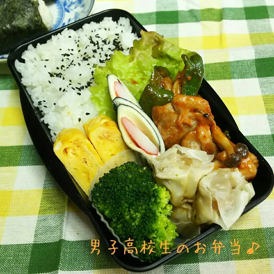 鶏ケチャップ炒め弁当♪|ちびたまさん