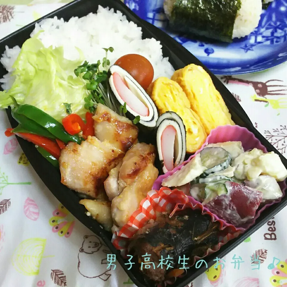 鶏塩麹焼き弁当♪|ちびたまさん