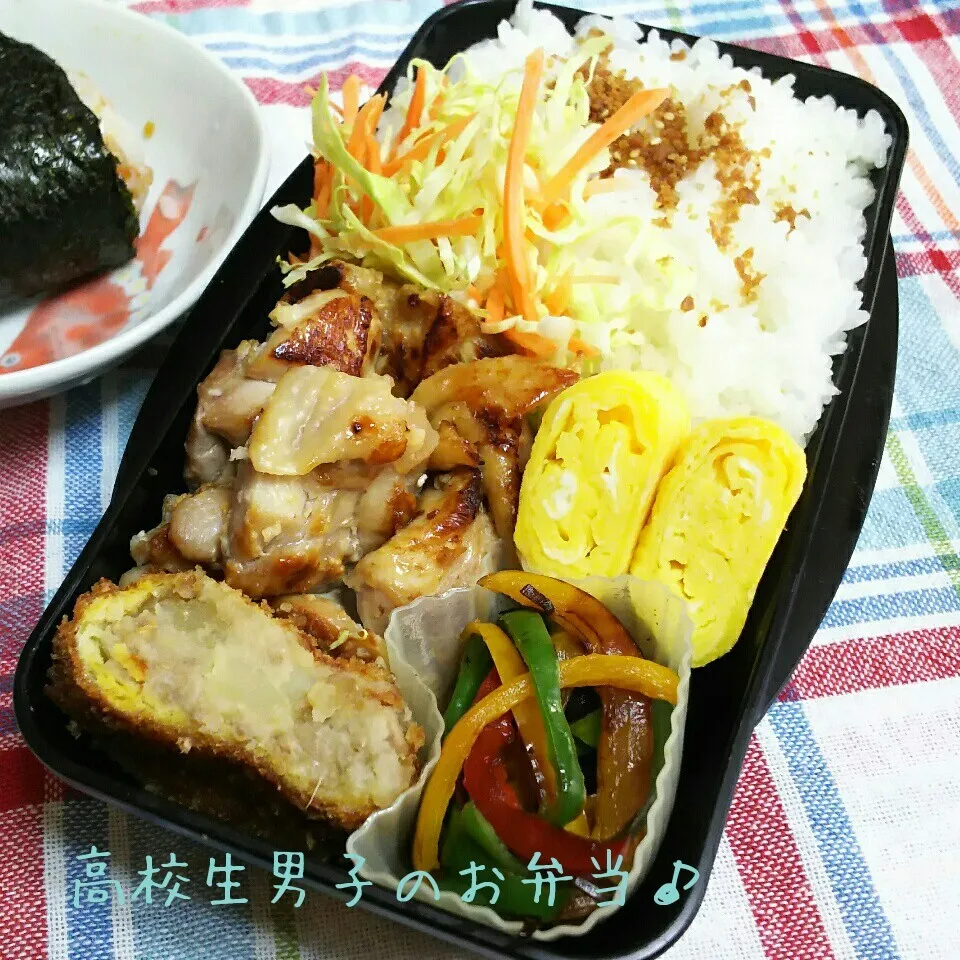 鶏塩麹焼き弁当♪|ちびたまさん