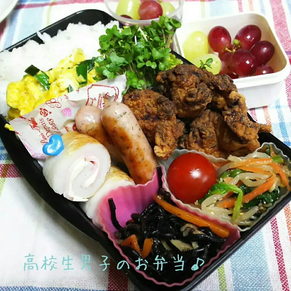 鶏から揚げ弁当♪|ちびたまさん