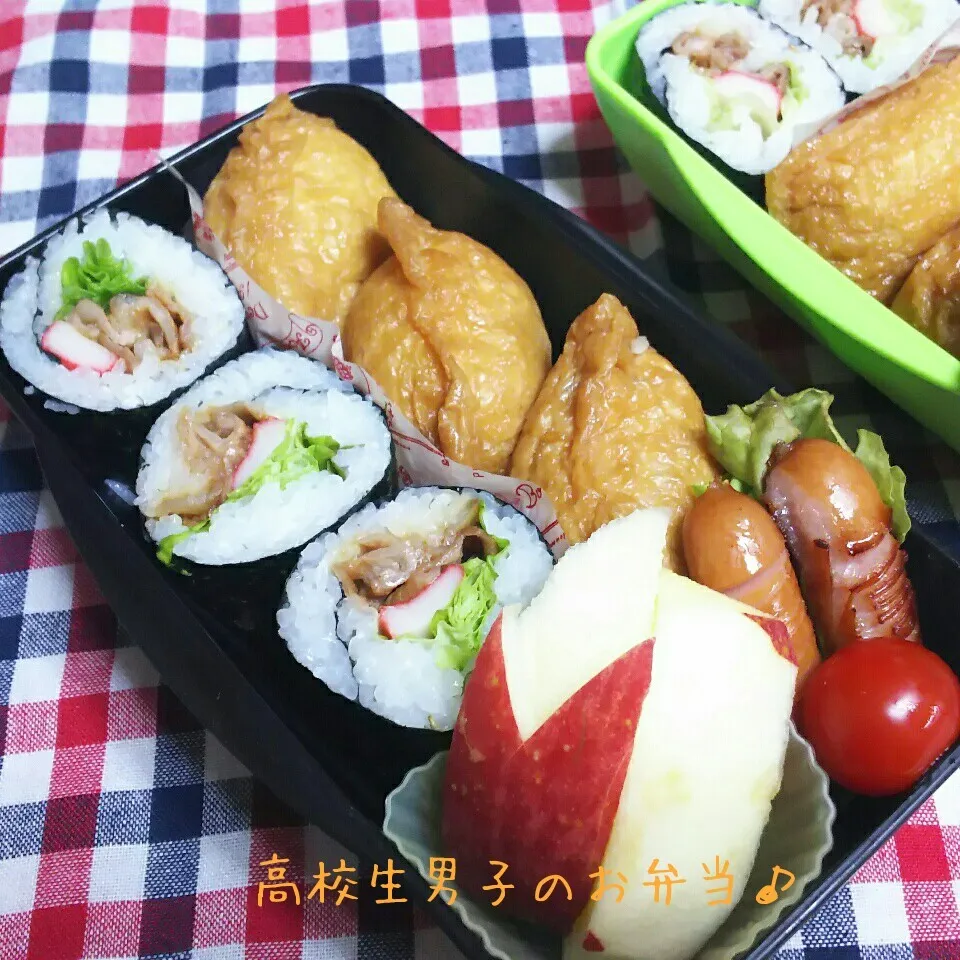 いなり寿司&海苔巻き弁当♪|ちびたまさん