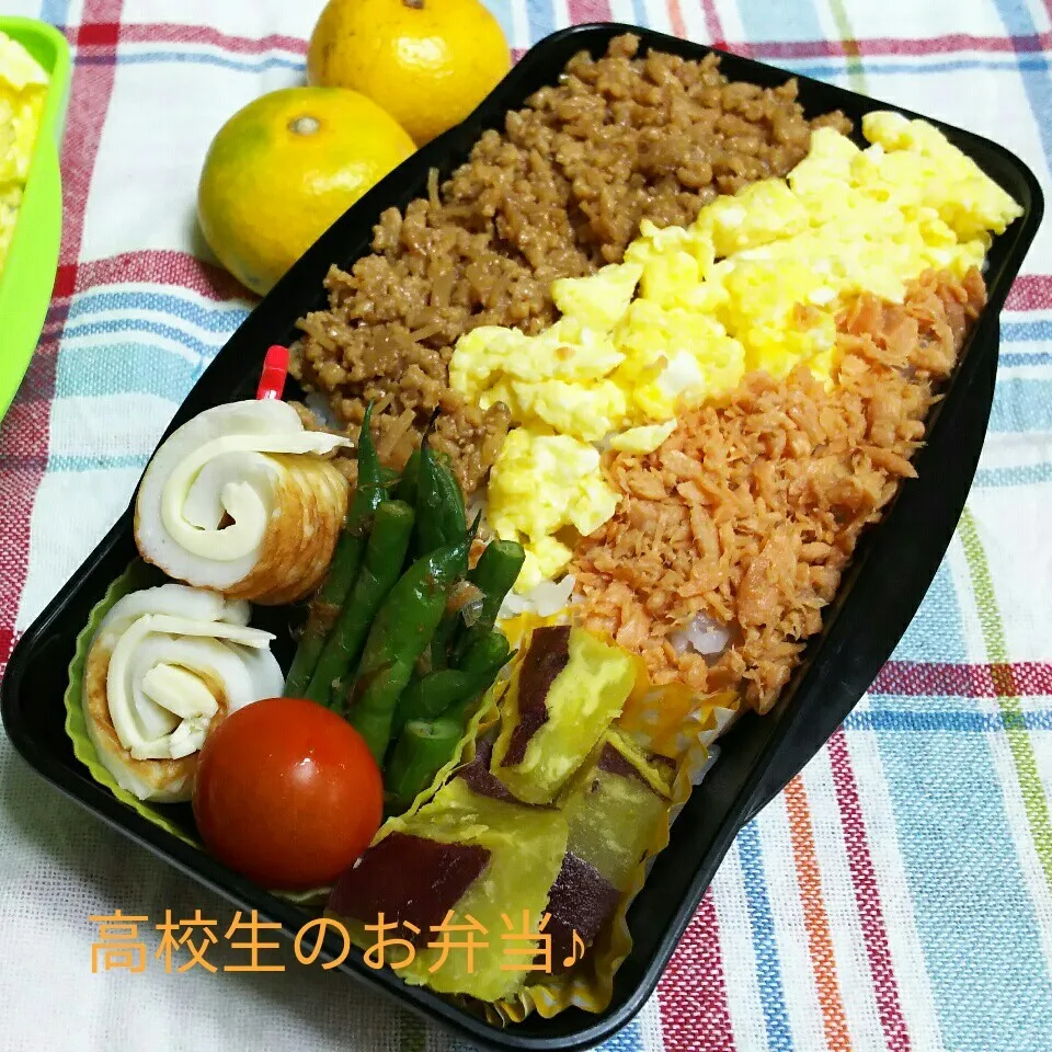 Snapdishの料理写真:そぼろ丼弁当♪|ちびたまさん