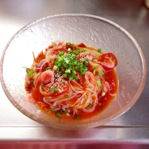 Snapdishの料理写真:トマトそうめん|さくらんさん