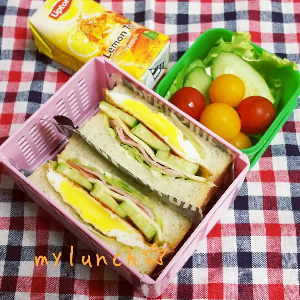 サンドイッチ弁当♪|ちびたまさん