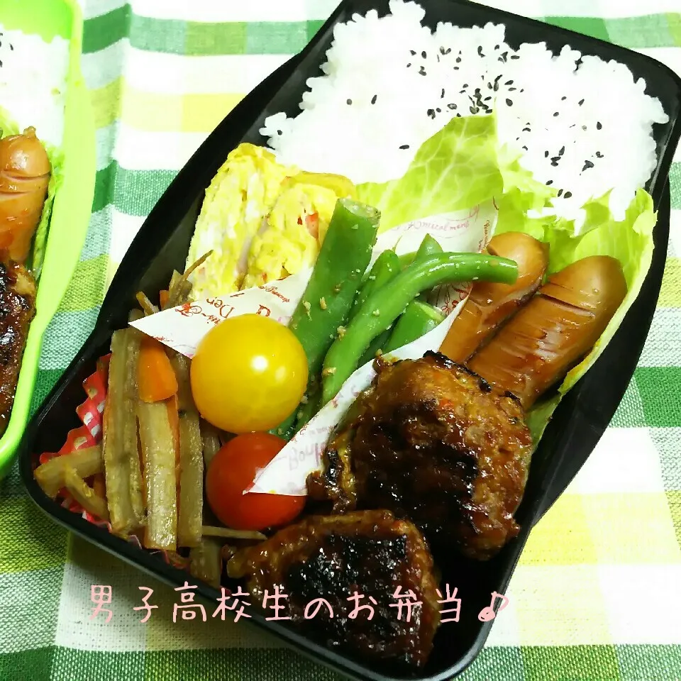 Snapdishの料理写真:ピーマンの肉詰弁当♪|ちびたまさん