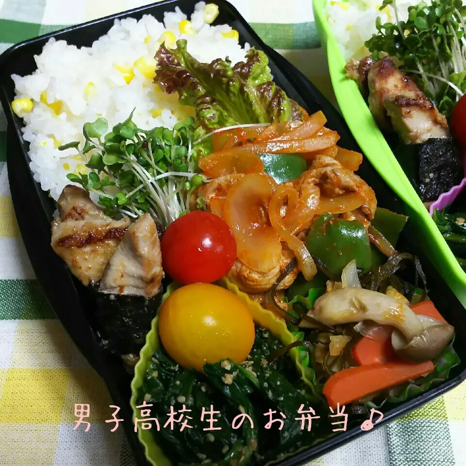 コーンごはん弁当♪|ちびたまさん