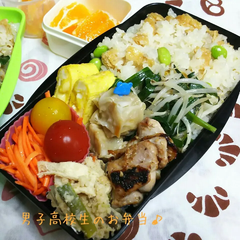 混ぜこみいなり弁当♪|ちびたまさん