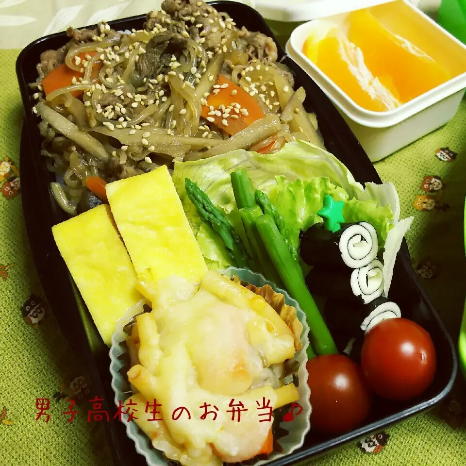 Snapdishの料理写真:牛丼弁当♪|ちびたまさん