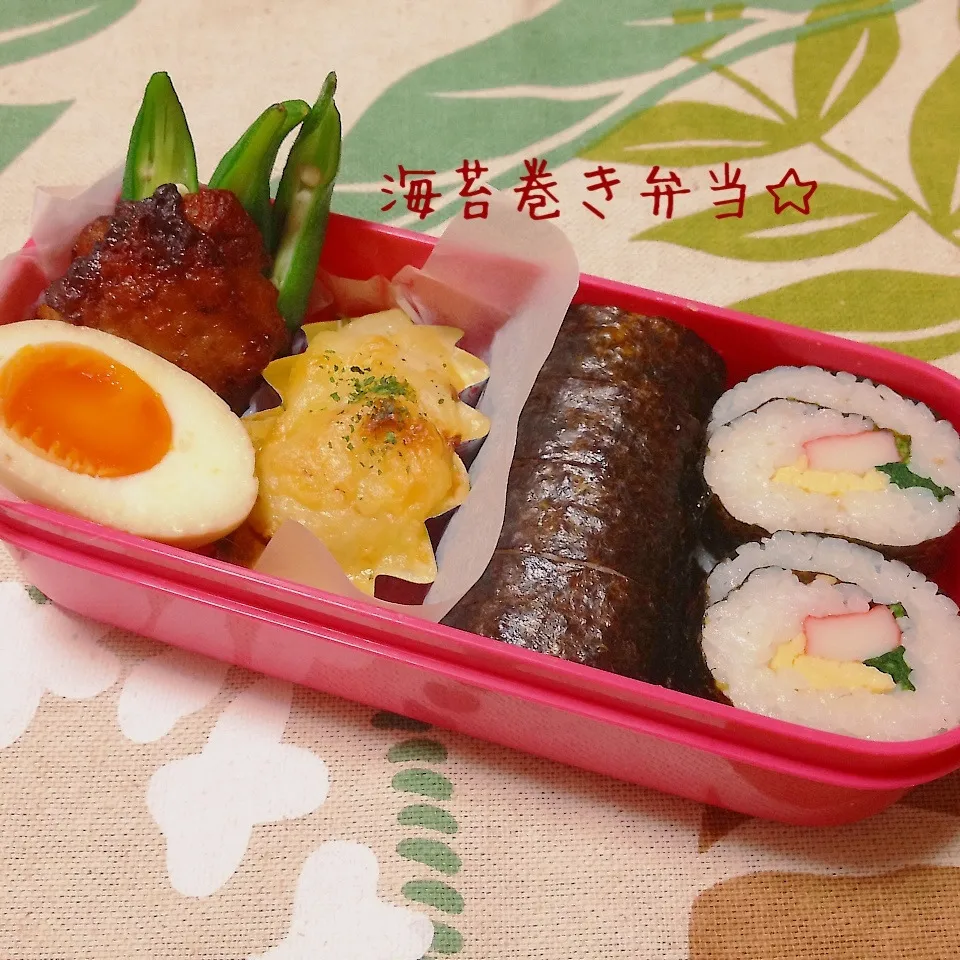 海苔巻き弁当☆|さくらんさん