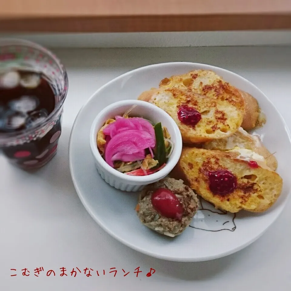 Snapdishの料理写真:こむぎのまかないランチ♪|こむぎさん