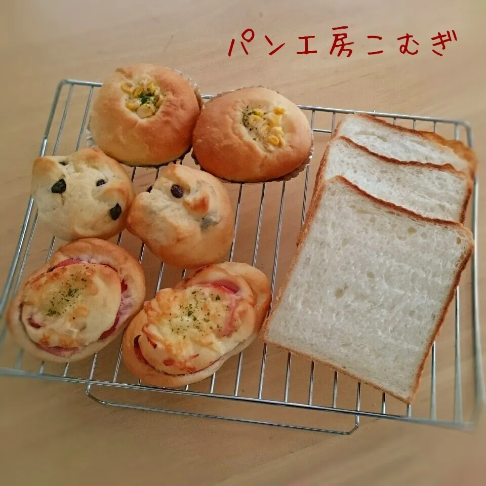 Snapdishの料理写真:今日のパン|こむぎさん