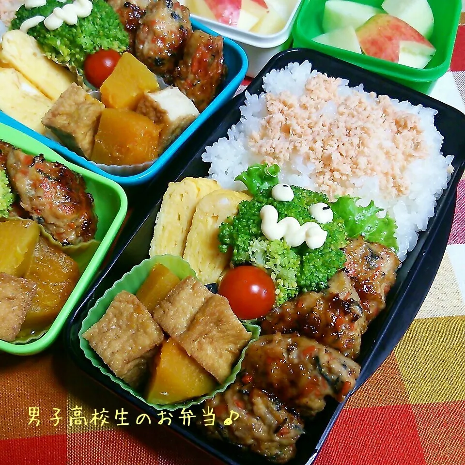 蓮根つくね弁当♪|ちびたまさん