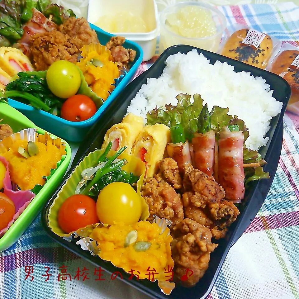 鶏唐揚げ弁当♪|ちびたまさん