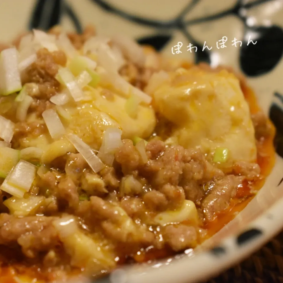 Snapdishの料理写真:ちょっとぴりっと♡和風マーボー豆腐|ぽわんぽわんさん