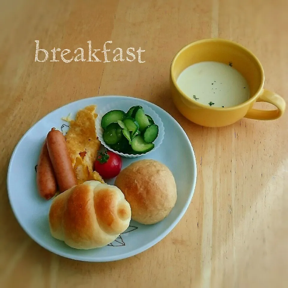 朝ご飯|こむぎさん