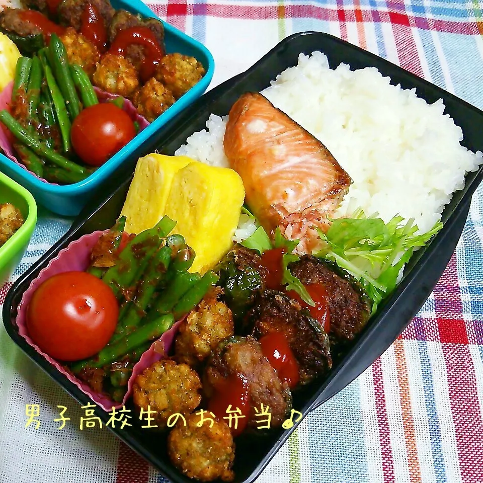 ピーマン肉詰め弁当♪|ちびたまさん