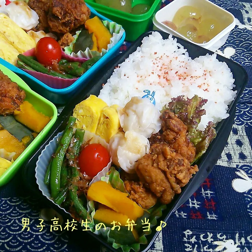 Snapdishの料理写真:唐揚げ弁当♪|ちびたまさん