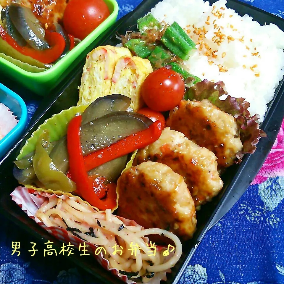 鳥つくね弁当♪|ちびたまさん