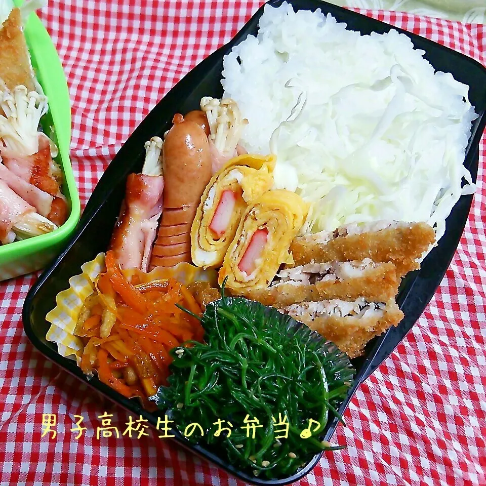 Snapdishの料理写真:アジフライ弁当♪|ちびたまさん