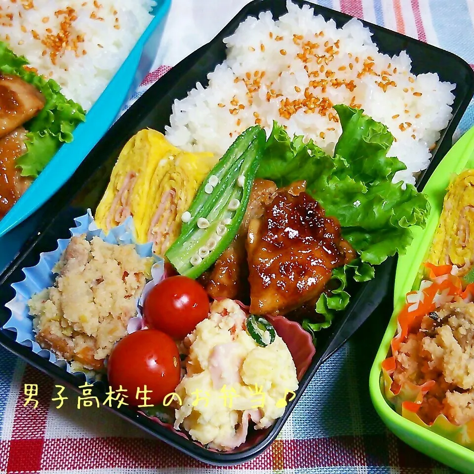 ミニ鶏チャーシュー弁当♪|ちびたまさん