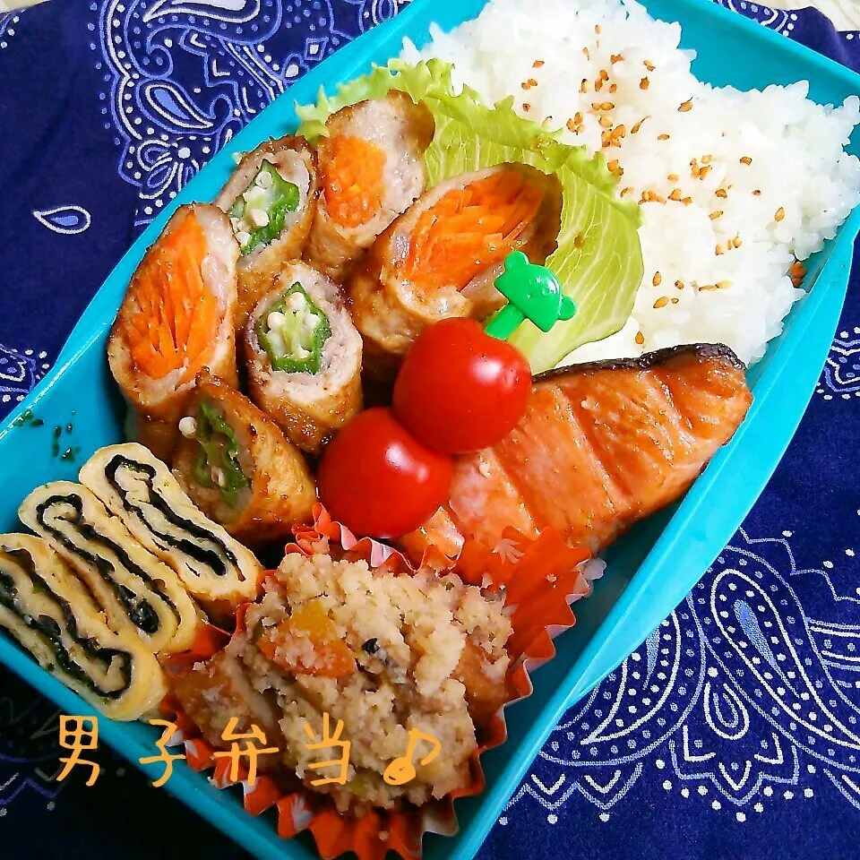 鮭弁当♪|ちびたまさん