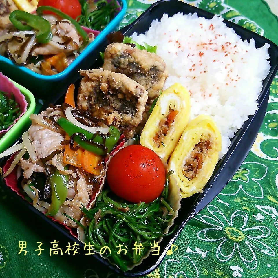 さば竜田揚げ弁当♪|ちびたまさん