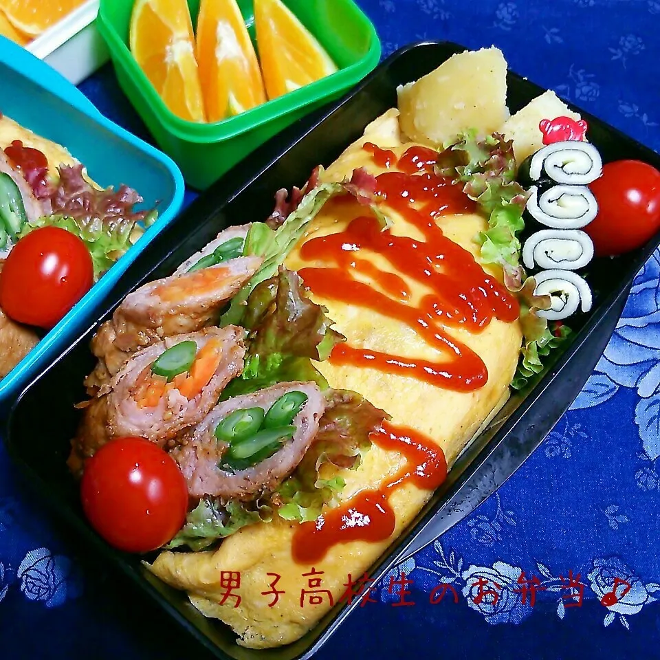 オムライス弁当♪|ちびたまさん