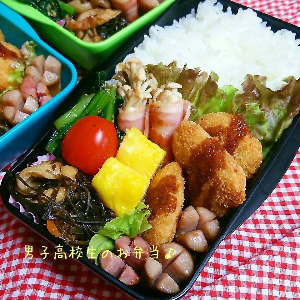 Snapdishの料理写真:チーズチキンカツ弁当♪|ちびたまさん