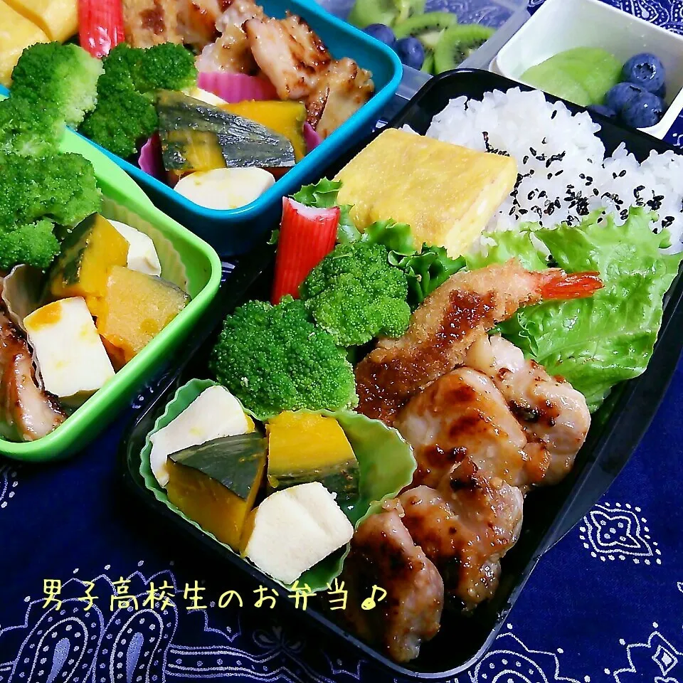 Snapdishの料理写真:鶏塩麹焼き弁当♪|ちびたまさん