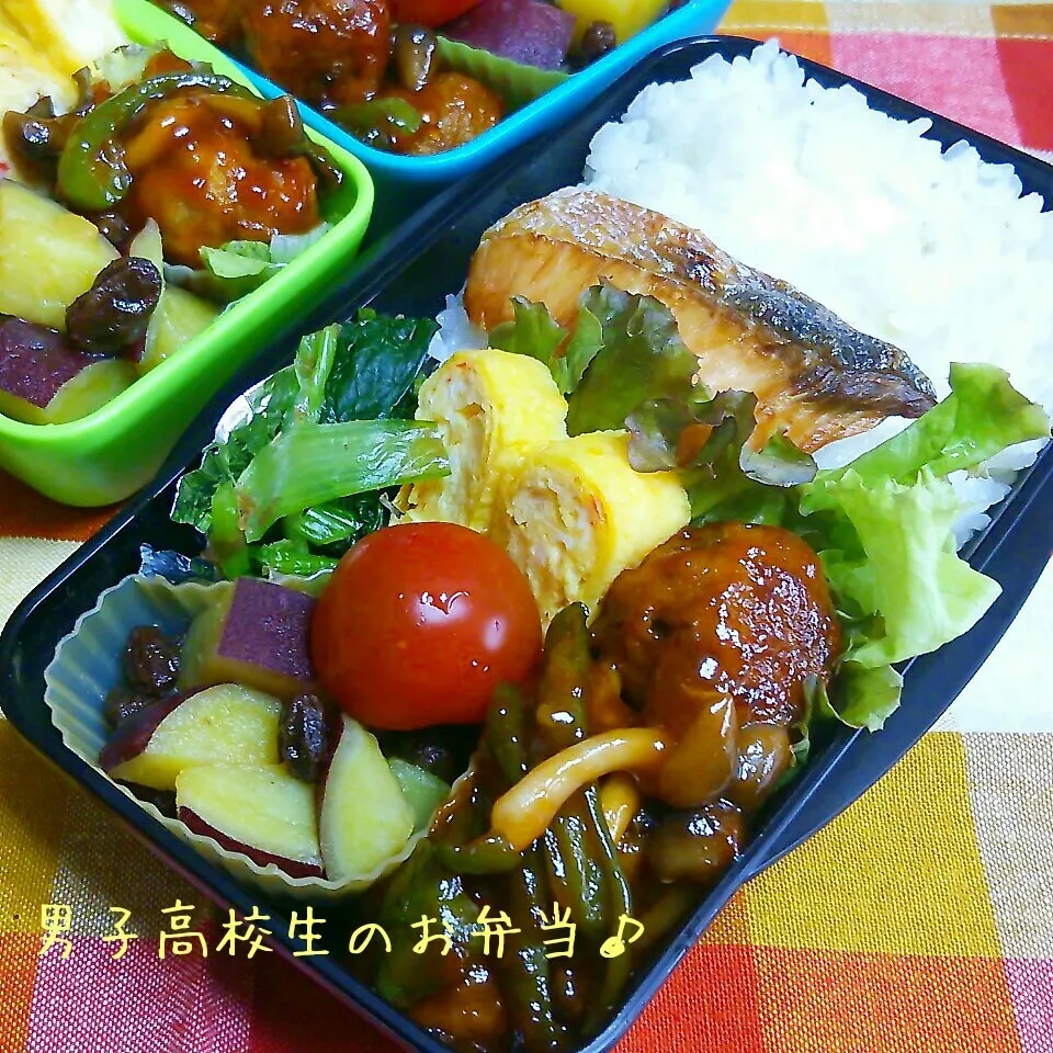 鮭弁当♪|ちびたまさん