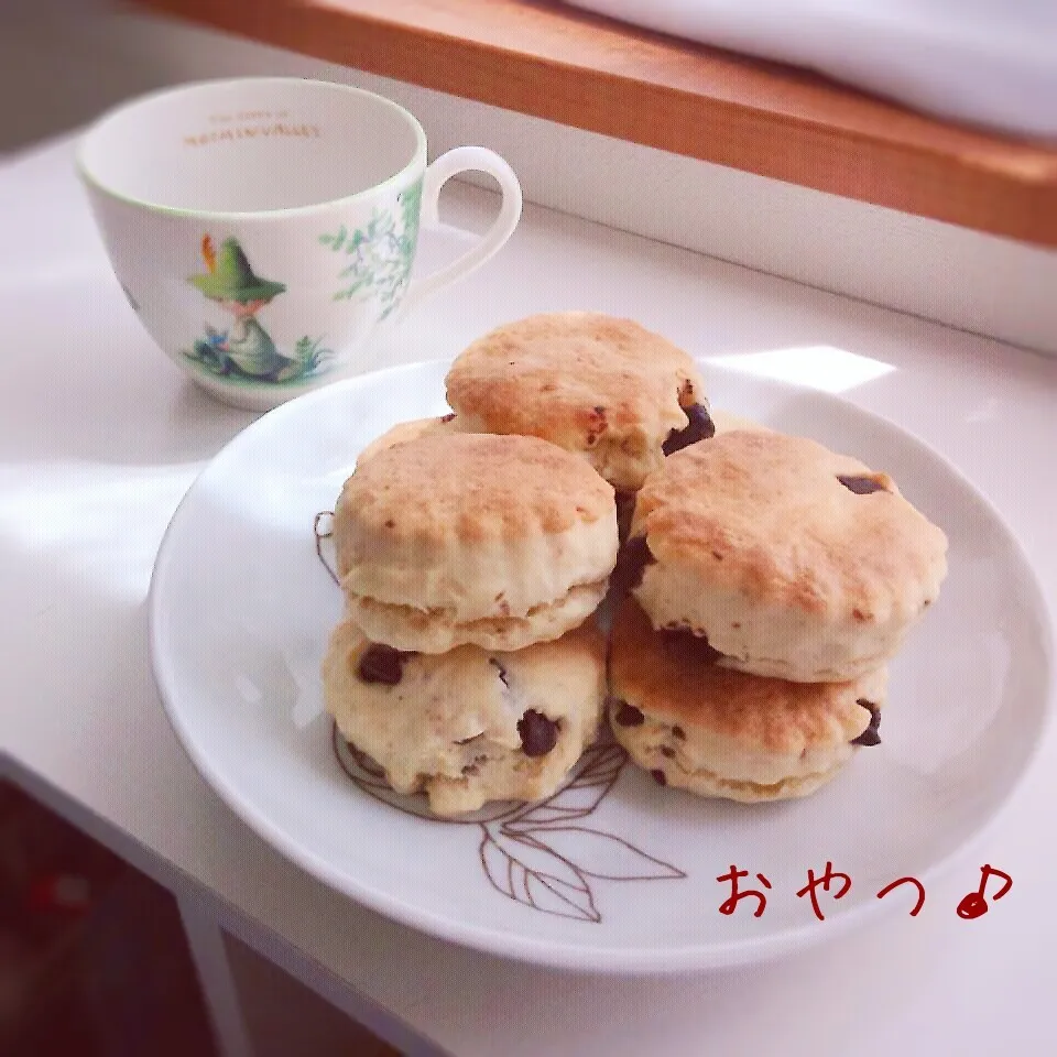 いちご酵母スコーン（チョコ入り）|こむぎさん