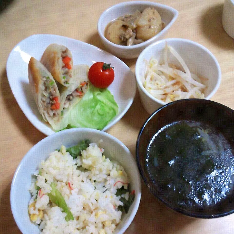 Snapdishの料理写真:こむぎ家の晩ご飯（4月28日）|こむぎさん