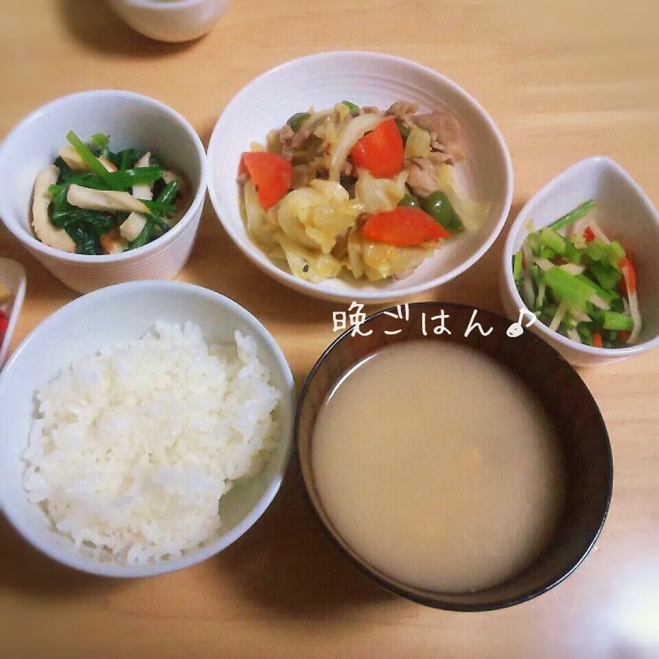 Snapdishの料理写真:こむぎ家の晩ご飯（4月25日）|こむぎさん