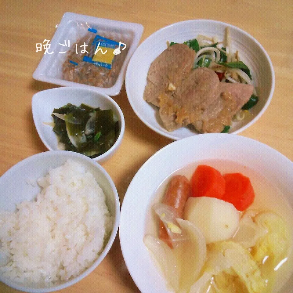 こむぎ家の晩ご飯（4月22日）|こむぎさん