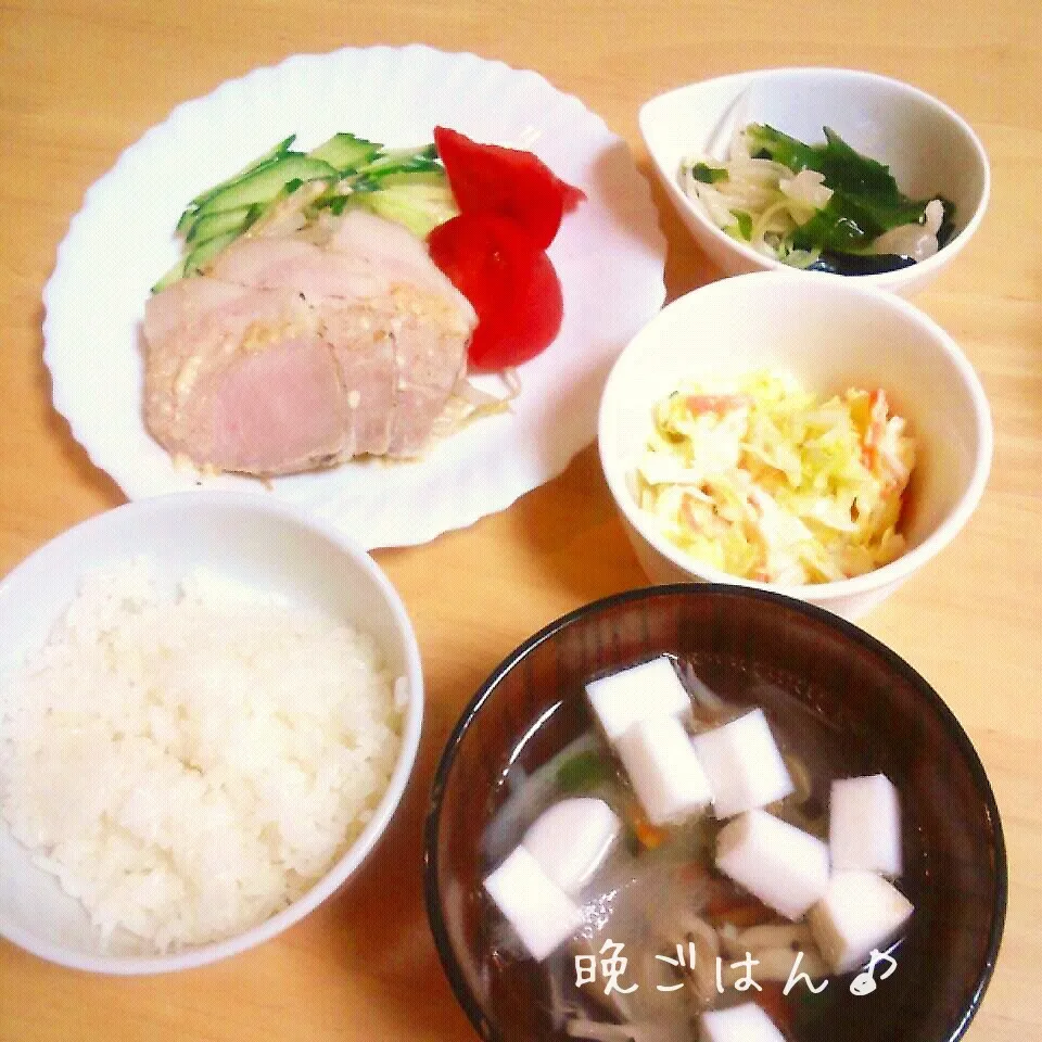 こむぎ家の晩ご飯（4月21日）|こむぎさん