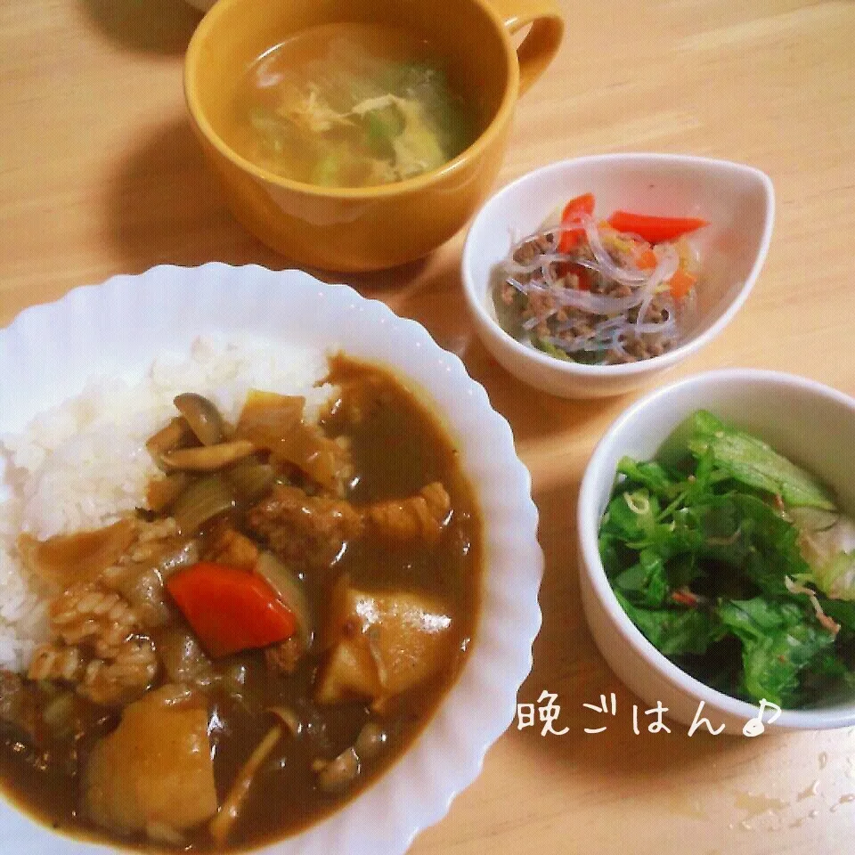 こむぎ家の晩ご飯（4月13日）|こむぎさん