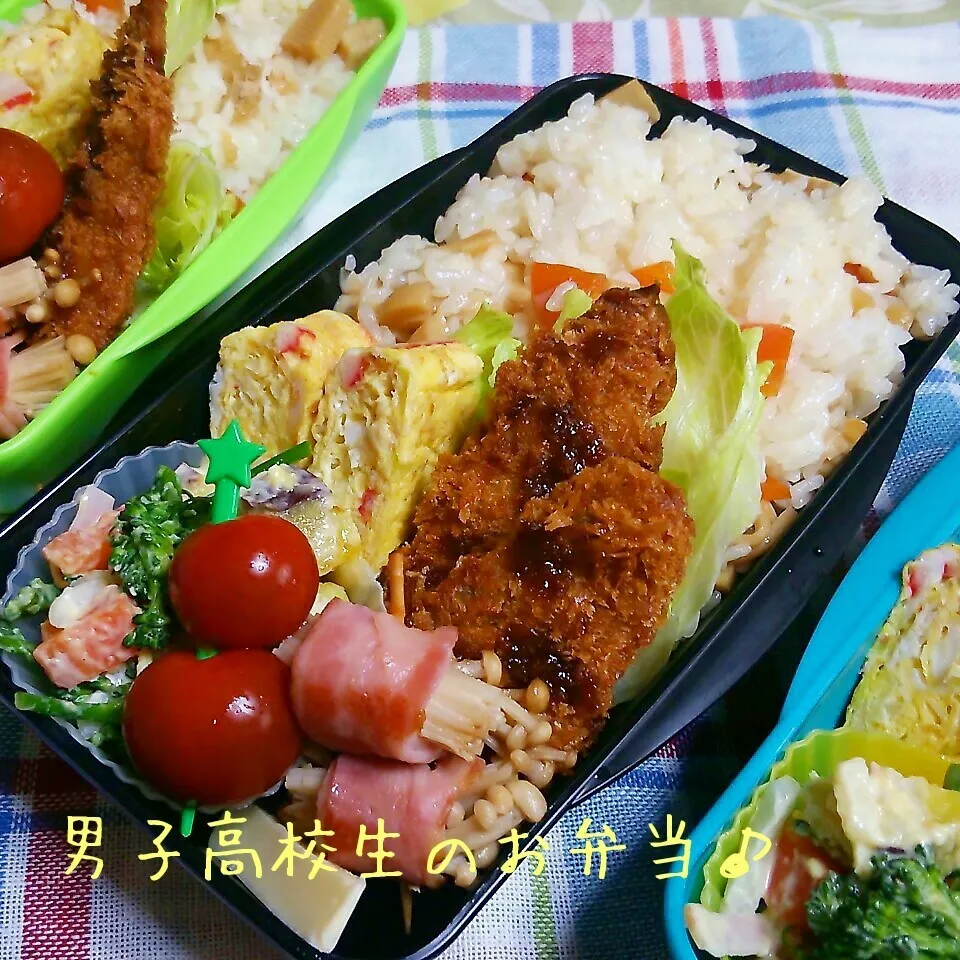 竹の子ごはん弁当♪|ちびたまさん