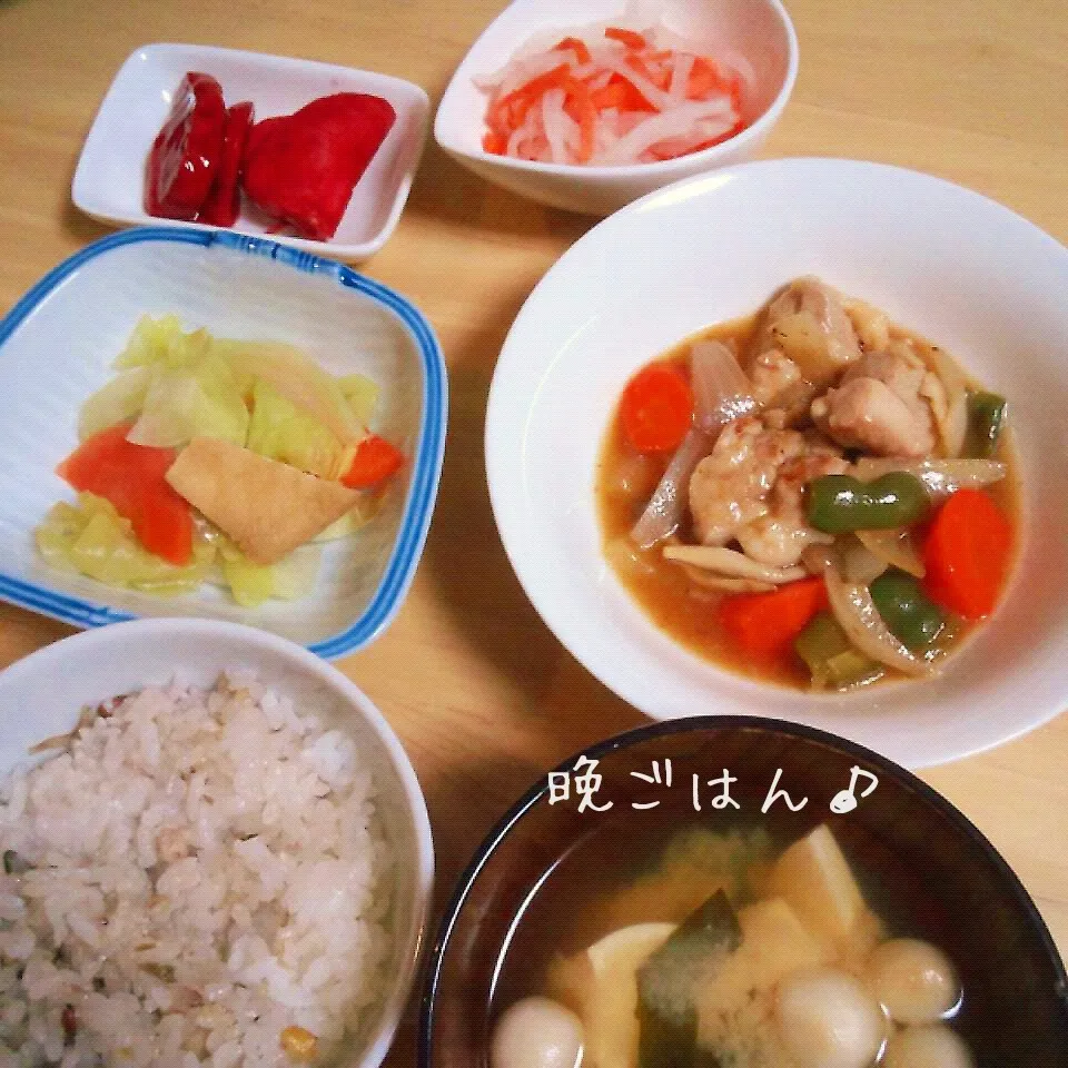 こむぎ家の晩ご飯（4月6日）|こむぎさん