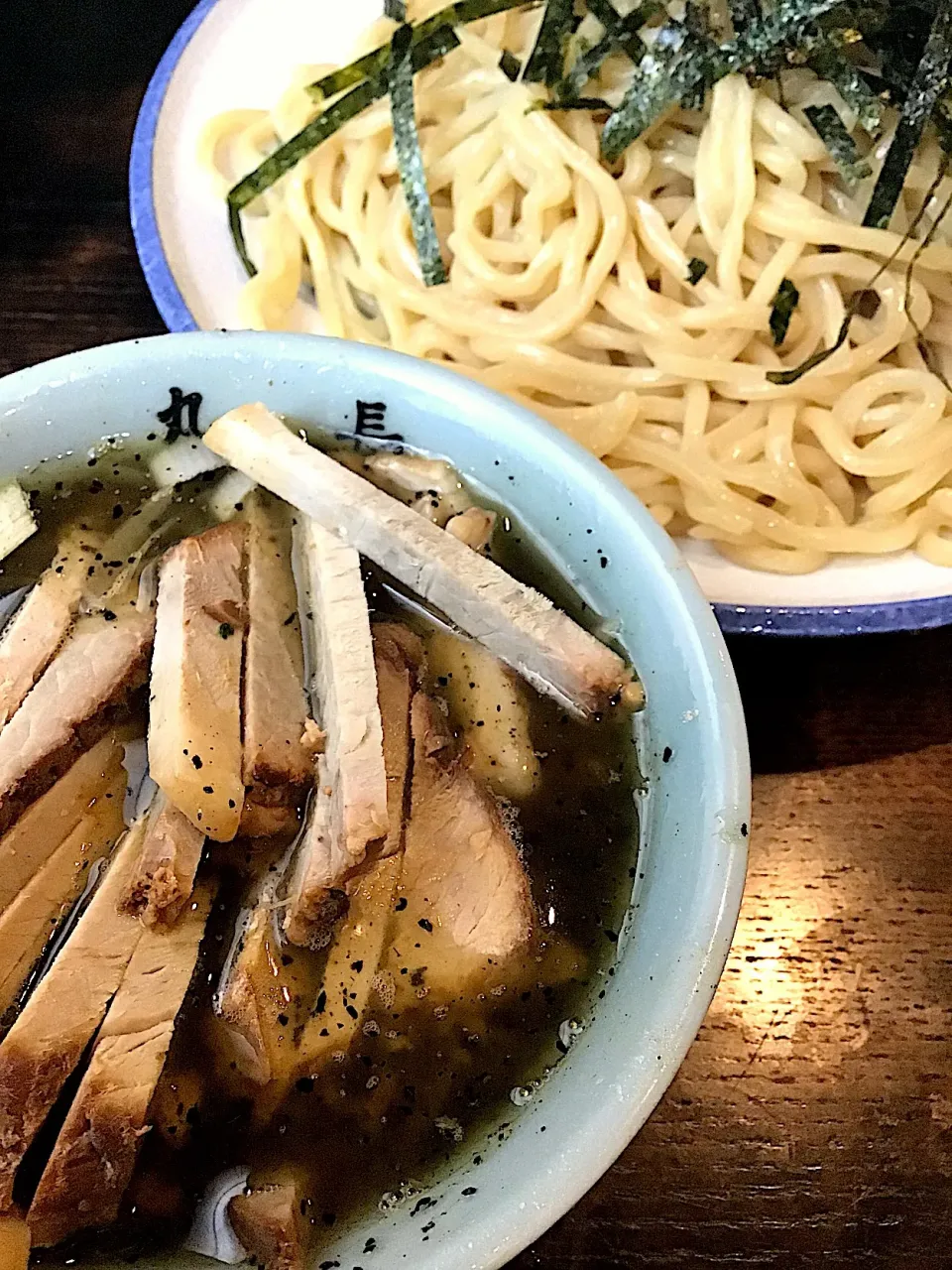 つけ麺発祥の店
「丸長長中華そば店」のチャーシュー入りつけそば|須佐 浩幸さん